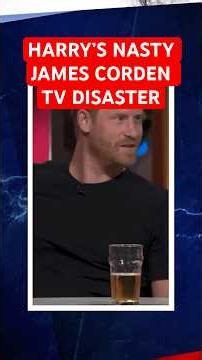 Prince Harry's new James Corden Fox TV appearance backfires as he becomes "nasty & aggressive"