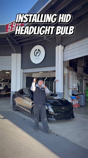 2014 Cadillac CTS - Headlight Bulb Replacement- R&R #cadillac