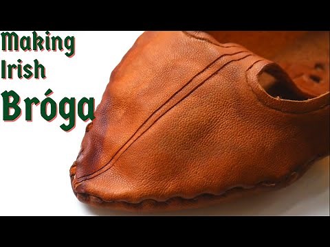 Making Viking Age Irish Shoes