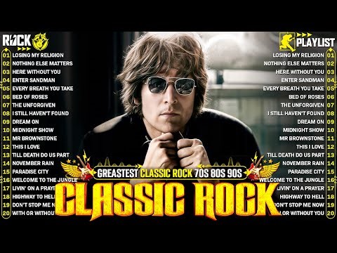 The Beatles, AC/DC, Bon Jovi, Metallica, Nirvana, Queen 🎶 Classic Rock Songs 70s 80s 90s Full Album