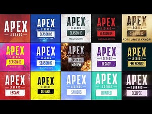 Apex Legends Launch Trailer Season 1-15 All Cinematic | All Story Trailers | HD