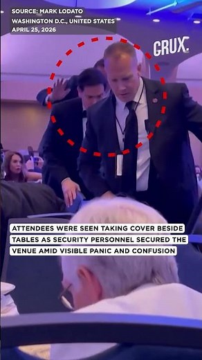 Watch: RFK Jr and Rubio Evacuated in White House Correspondents’ Dinner Shooting Incident