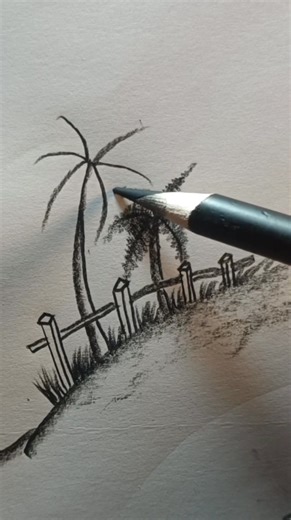 Drawing easily trees #artgallery #drawing #trees | Tahrima Akter Tania