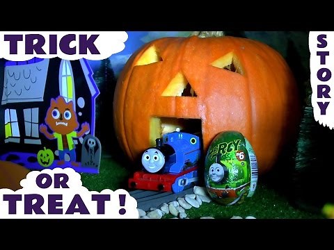 Thomas The Train Trick Or Treat Halloween Toy Train Story