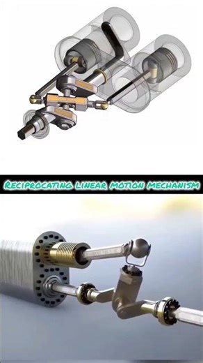 Next-Level Reciprocating Linear Motion Mechanism | Mechanical Engineering Marvel