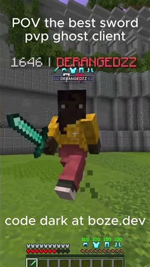 best smp hack client | code DARK at boze.dev #minecraft #2b2t #cpvp #pvp #drdonut #hackclient