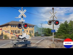 USA Railroad Crossings Compilation 4