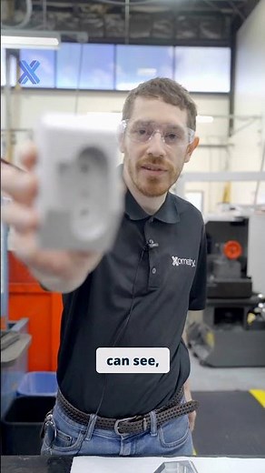 Removing CNC Machining Tooling Marks with Bead Blasting #shorts