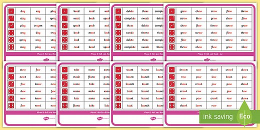 KS1 Phase 5 Roll and Read Mat Pack