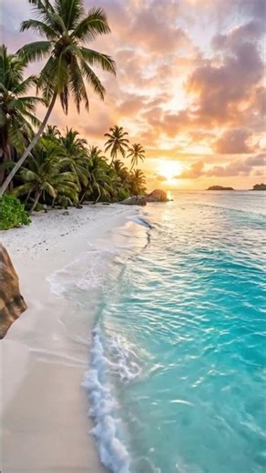 【最高峰の楽園】初夏に行きたい世界遺産の島「セイシェル」の絶景が美しすぎる… #Shorts