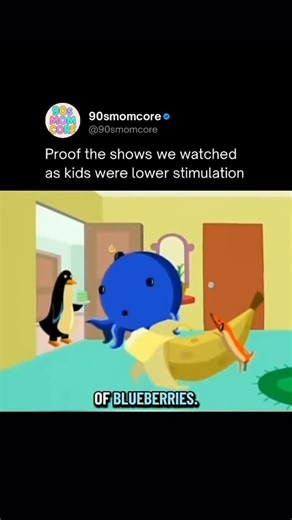 @90smomcore on Instagram: "Proof the shows we grew up with were actually lower stimulation. Oswald the Octopus, Little Bear, Kipper the Dog, Franklin the Turtle—slow pacing, gentle voices, soft colors, no chaos, no jump cuts, no nonstop noise. Just calm storytelling and cozy feelings. These are the kinds of shows I’m raising my kids on now. How about you, moms?"
