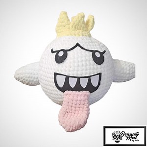 King Boo Crochet Plushie - Etsy