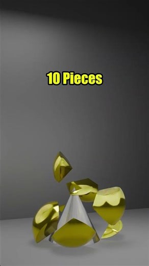 Satisfying 3D Destruction: Gold vs. Steel #Blender #Physics #Satisfying