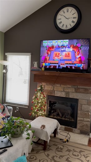 Pam Selkirk on Instagram: "When our grown up kids come home for the holidays. #videogames #family #together"