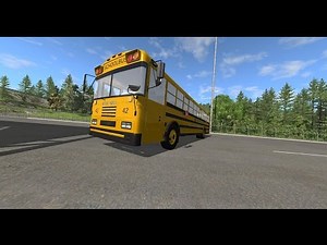 BeamNG.drive Mod Review: Blue Bird TC-2000 (Type-D) Rear Engine 1.0