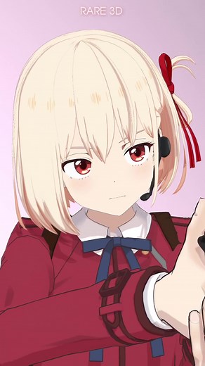 Nishikigi Chisato 3D Model Showcase