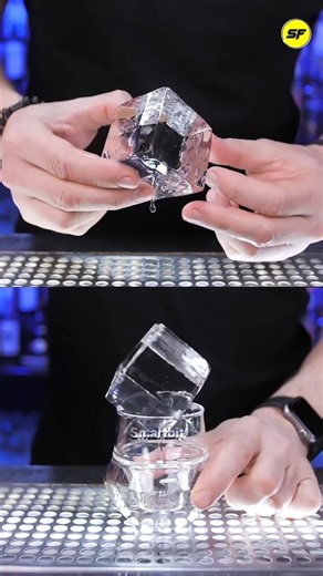 Why Is Restaurant Ice Crystal Clear? 🧊✨ #facts #shorts