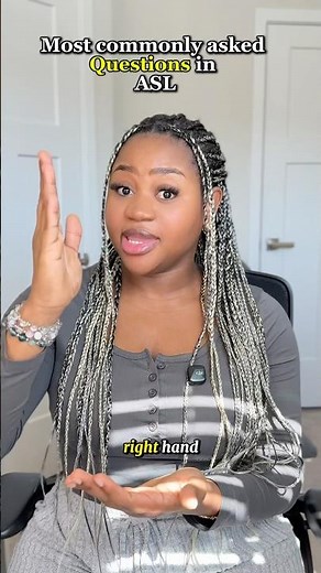 Which hand should you use to sign in ASL? #asl