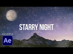 Starry Night Animation | After Effects Tutorial