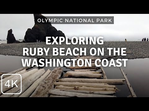 A Relaxing Walk on Ruby Beach | Washington’s Hidden Gem | Olympic National Park