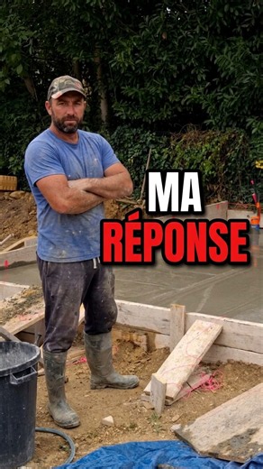 Sur la vidéo précédente j ai eu que des critiques#btp#maconnerie #chantier #construction #solitaire
