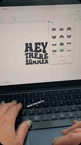 Last day of early posting on vacation! I showed how easy it was to warp text in silhouette studio - it is doable in cricut design space but I have to say - this isn’t the easiest. Yes I could make everything wavy but I love that retro wave that’s flat on the bottom and the top. 🤷‍♀️ Stay crafty #wavytext #cricutdesignspace #cricuttutorial | Dinosaur Mama SVG