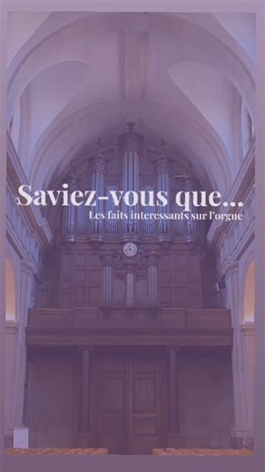 Versailles au Son des Orgues | 1. L’orgue est le plus ancien instrument à clavier connu: son histoire remonte à environ 250 av. J.-C., bien avant l’apparition du... | Instagram