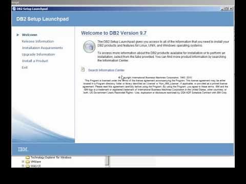 Installing DB2 on Windows XP