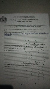 Value Empowerment Coatest - yge wibnthay whaAnswen to below q... | Filo