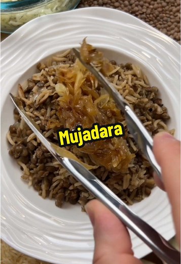 Delicious Mujadara Recipe | Lebanese Vegan Food