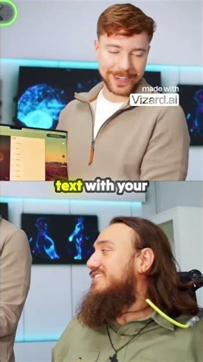 This Man Controls a Computer With Only His Mind!