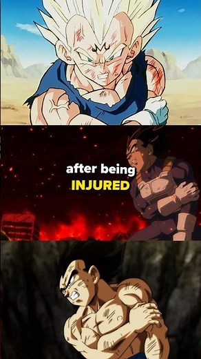 Why does Vegeta always hold his arm?