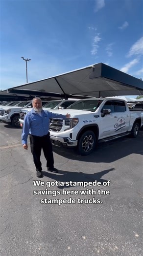 Stampede Savings are ON! Take up to $8,000 OFF select Stampede trucks—only at Weld County Garage! Swing by and ask for Gary Gomez to rope in your deal! {Greeley, work trucks, trucks, GMC, new truck, used cars, Sierra, EV, Weld County, Colorado Yoder Chevy} | Weld County Garage | Facebook
