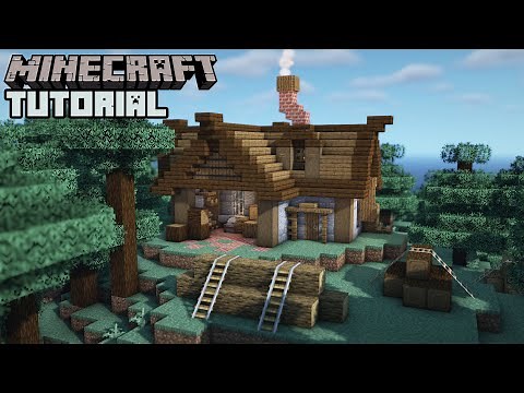 Minecraft - Lumberjack House Tutorial (How to Build)