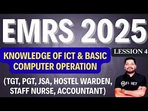 EMRS Exam 2025 | Lesson 4 – Input & Output Devices of Computer | Knowledge of ICT + PYQs