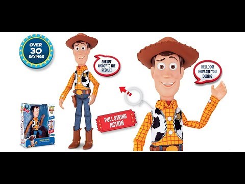 Toy Story 4 Sheriff Woody Deluxe Pull-String Action Figure Review