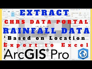 How to Extract Rainfall Data using ArcGIS Pro | Extract Values to Points