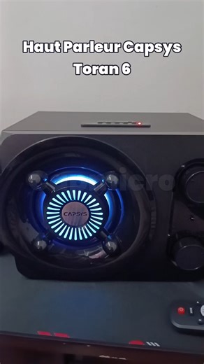 Cap Micro on Instagram: "Haut Parleur RGB Capsys Toran6 Bluetooth/USB/Carte memoire/Radio FM/MP3 Prix: 7200 DA Téléphones/ Whatsapp/ Viber/ Telegram 0550 59 96 42/ 0770 25 50 25 📷 Adresse: capmicro store google maps Livraison 69 wilayas"