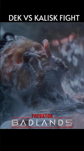Predator: Badlands (2025) | Dek Vs. Kalisk Fight Scene #03 #predator #predatorbadlands