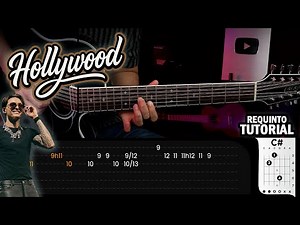 Hollywood - Peso Pluma - REQUINTO Tutorial / TABS