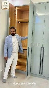 Luxury Modular Wardrobe | Smart Storage & Premium Design by F5 Interior #furnishers5