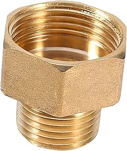 1pc Brass Water Pipe Fitting Hex Bushing Reducer Adapter 3/8 to 1/4 water line adapter3/4 to 1/2 reducer 3/4 female tooil filter adapter 1/2-28 1/2 to 1/4 npt reducer