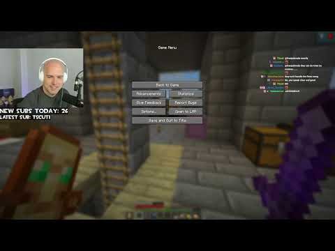 BACK FROM GERMANY, PLAYING SOME MINECRAFT