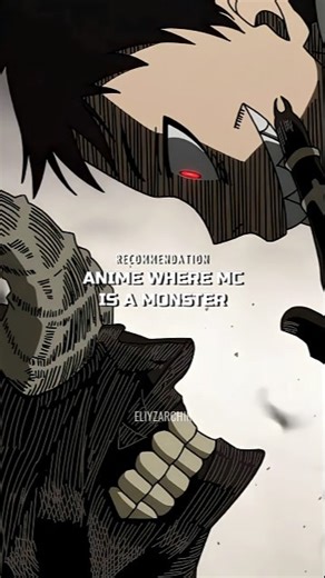 Anime where MC is a monster 💀#anime #dorohedoro #blackbullet #bloodblockadebattlefront