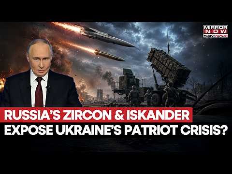 Russia Unleashes Zircon Hypersonic And Iskander Missiles, Ukraine Patriot Crisis Deepens | WATCH