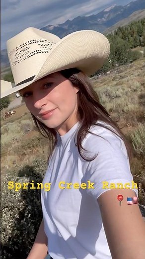 Come ride with me @ Spring Creek Ranch 🇺🇸📍🐎 #ranch #horseriding #western #jacksonhole #wyoming
