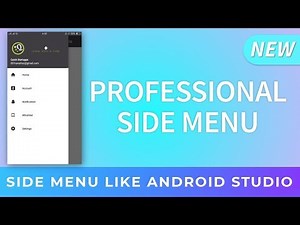 Professional Side Menu like Android Studio in Kodular