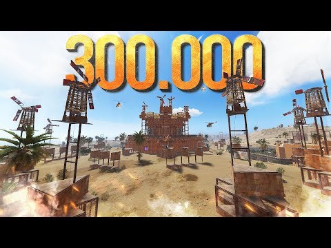 HOW 300 000 HOURS CLAN Shot over 4000 ROCKETS on the HARDEST Vanilla Server - Rust Movie