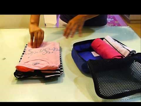 How to Roll Shirts for Packing