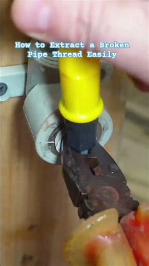 How to Extract a Broken Pipe Thread Easily
